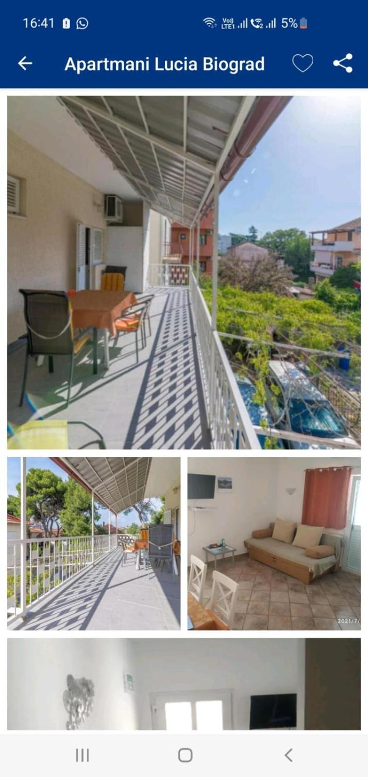 Apartmani Lucia Biograd 비오그라드나모루 외부 사진